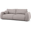 3-SITZER Schlafsofa Bravo mit Eckfunktion, mit zwei Bettkasten, Cappuccino - Schwarz/Cappuccino, Textil (257/96/110cm) - Beautysofa