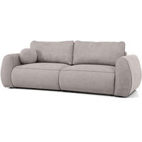 3-SITZER Schlafsofa Bravo mit Eckfunktion, mit zwei Bettkasten, Cappuccino - Schwarz/Cappuccino, Textil (257/96/110cm) - Beautysofa