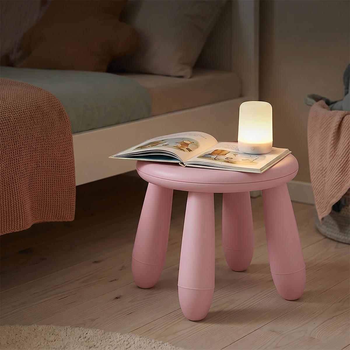 STOLIČKA Růžová plastová 26 cm - růžová, plast (28/26/28cm) - Relaxdays