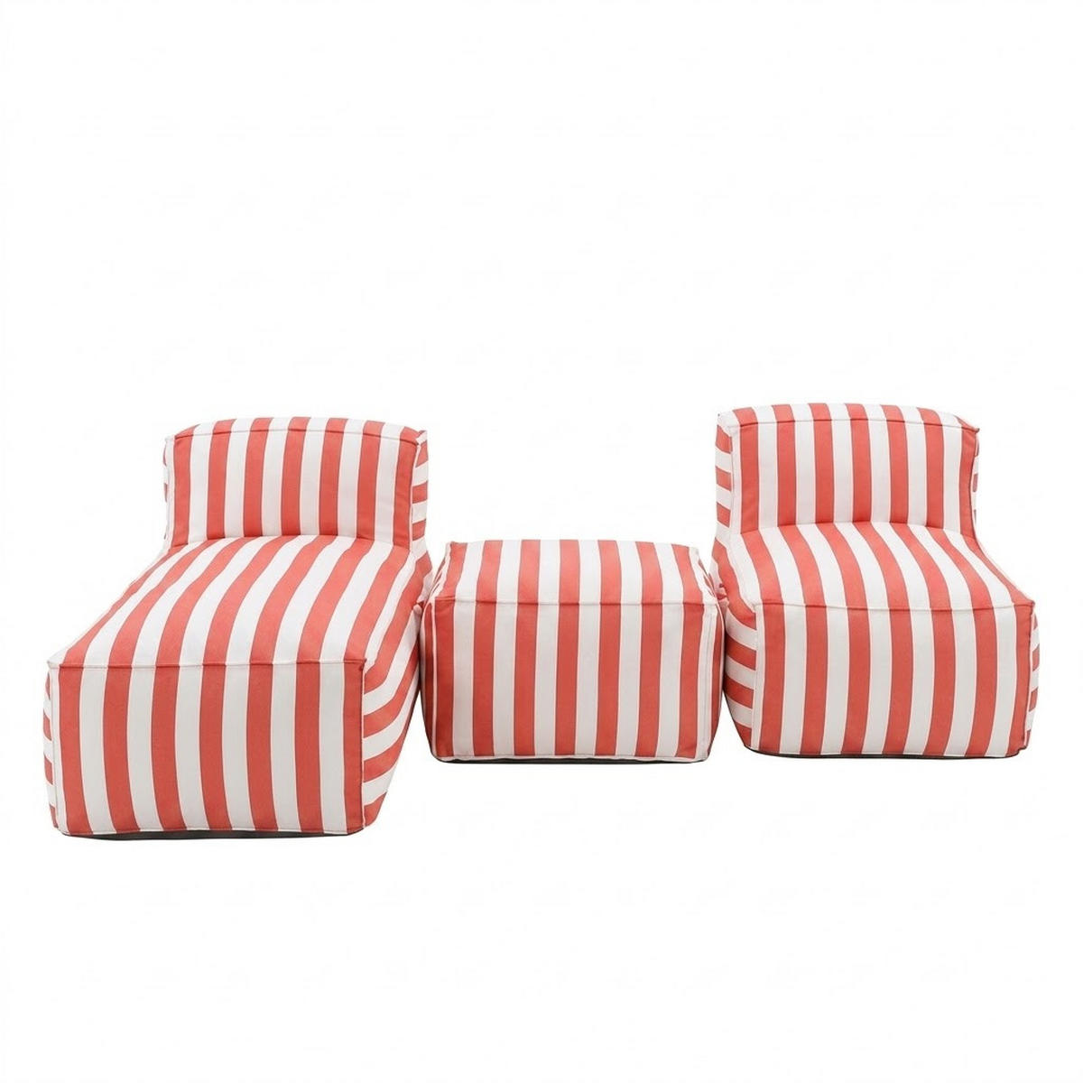 GARTENLOUNGE-SET SOFT SET 2 Orange - Orange, Textil - Muffo
