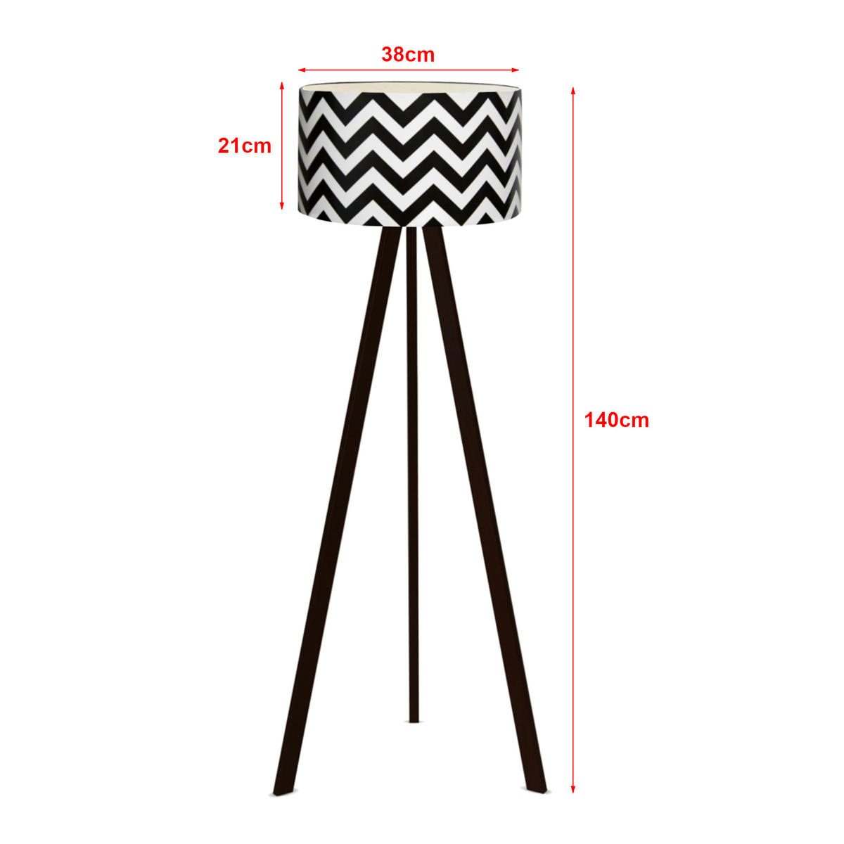 STOJACÍ SVÍTIDLO Newport - vysoce lesklá bílá, kompozitní dřevo (38/38/140cm) - lux.pro