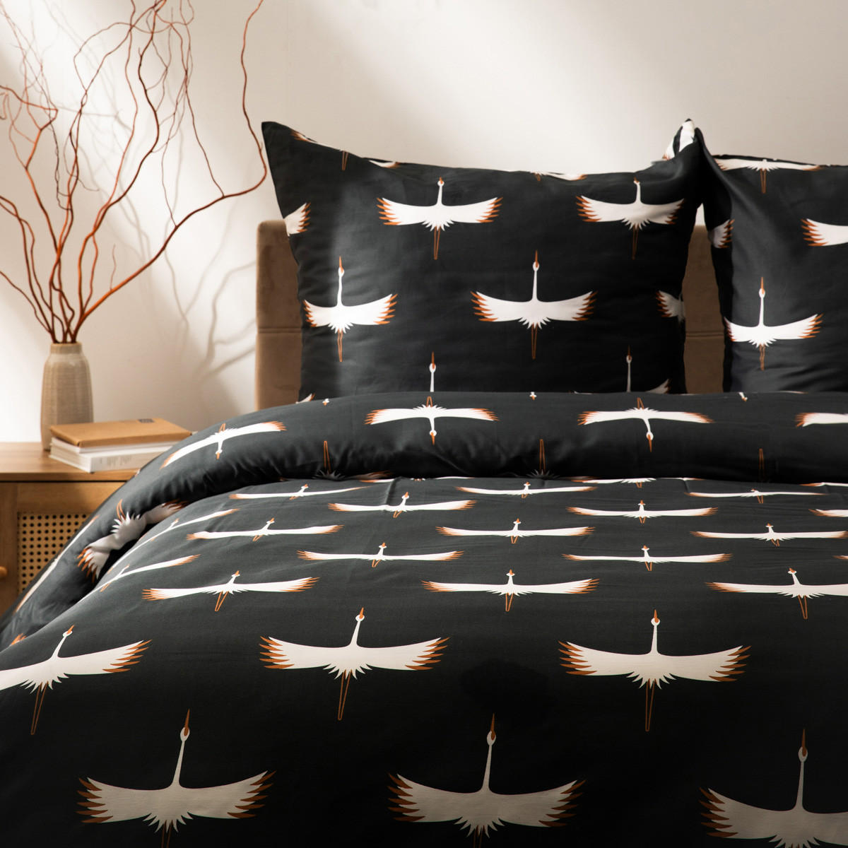 BETTWÄSCHE Devika graphit 220/200 cm - Graphitfarben, Textil (220/200cm) - Homla