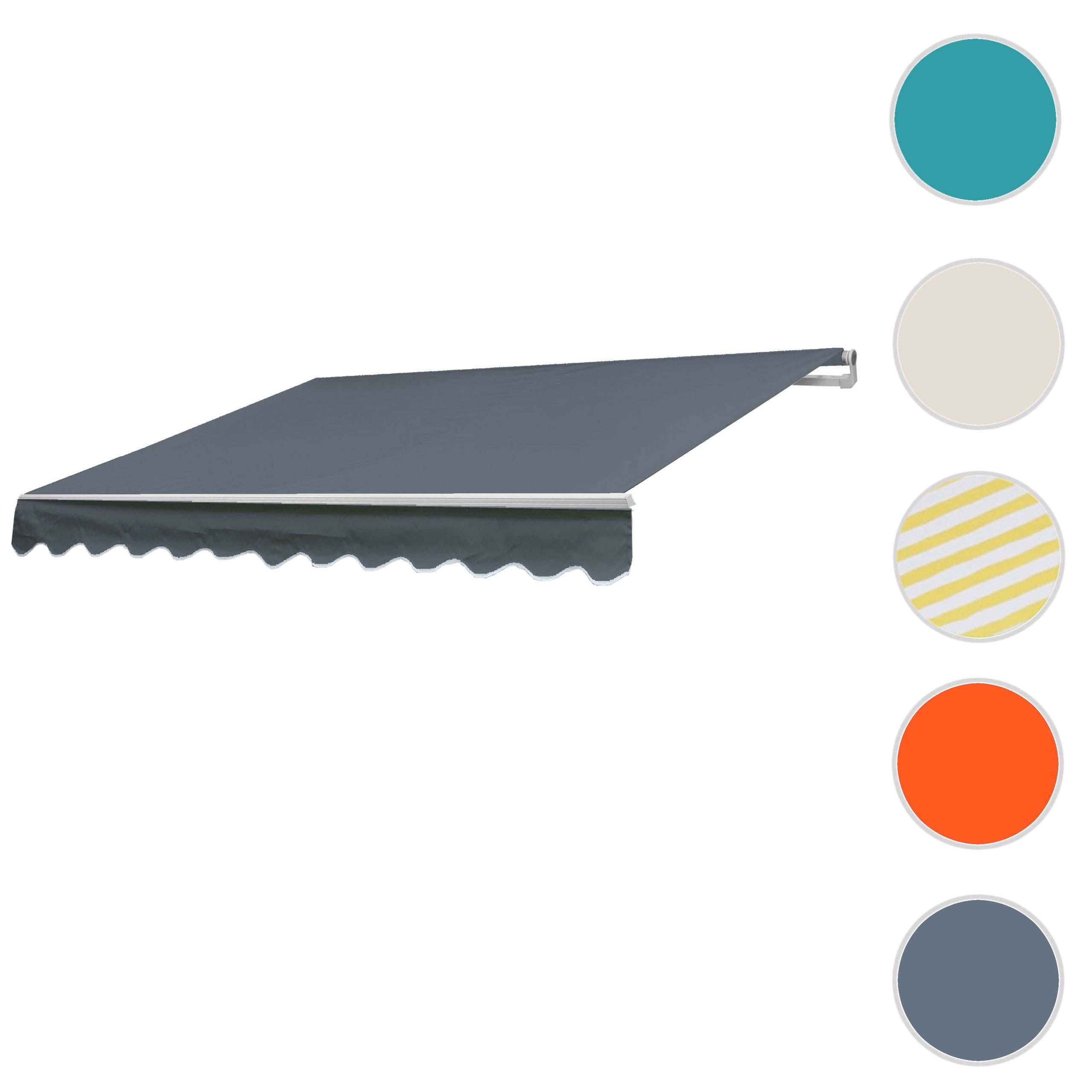 ALU-MARKISE Grau - Grau, Textil (300/18/250cm) - MCW