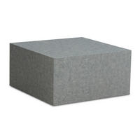 COUCHTISCH Würfelform in Beton-Optik – minimalistisches Design, Grau 60x60x30 cm - Grau, Holzwerkstoff (60/60/30cm) - KADIMA DESIGN