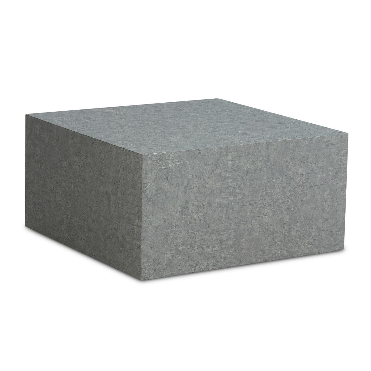 COUCHTISCH Würfelform in Beton-Optik – minimalistisches Design, Grau 60x60x30 cm - Grau, Holzwerkstoff (60/60/30cm) - KADIMA DESIGN