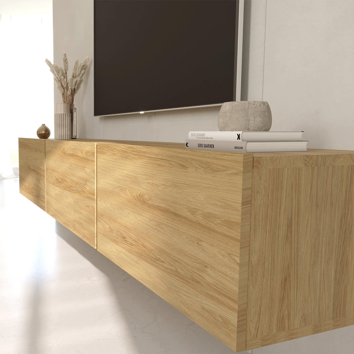 TV-MÖBEL Idao Holz - Braun, Holzwerkstoff (160/35/29.6cm) - Petits-meubles