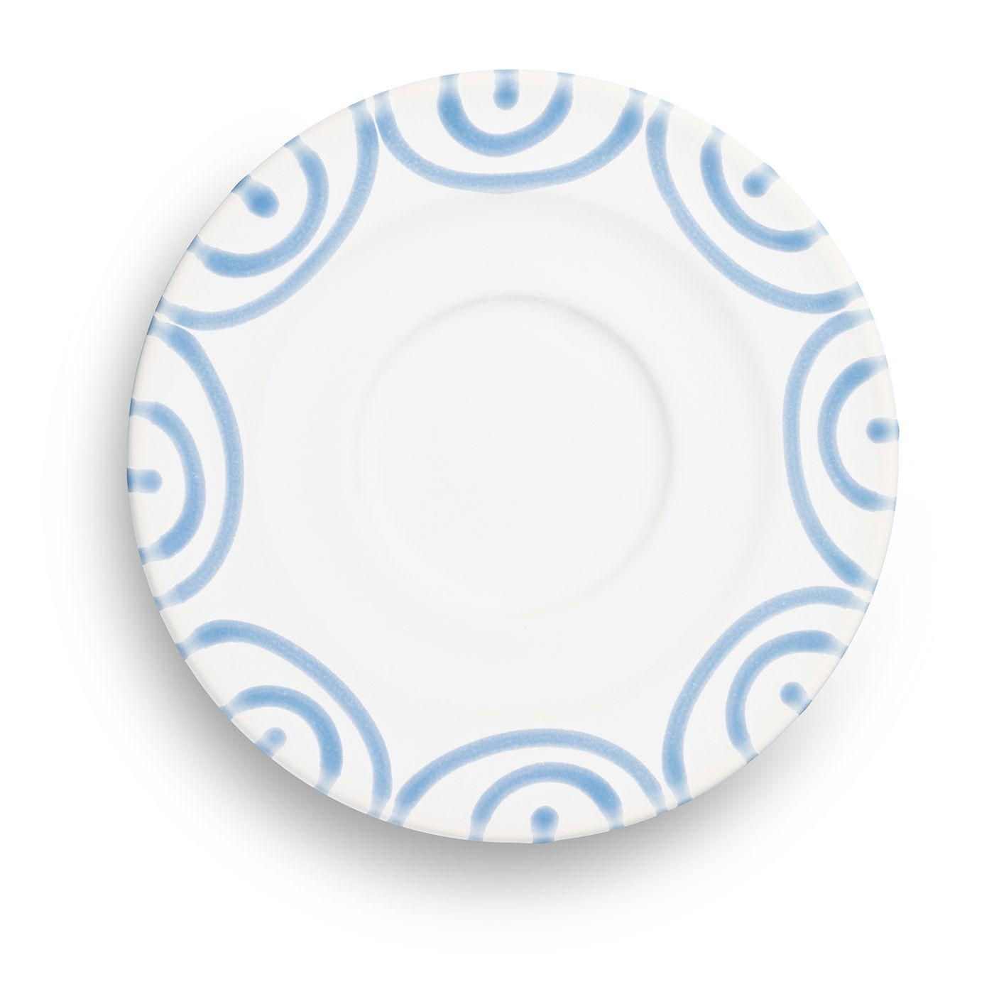 TELLER Geflammt - Weiß, Keramik (14cm) - Gmundner Keramik