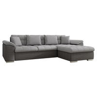 ECKSOFA Diana Lux, Seite: Rechts - Grau, Holz/Textil (280/160cm) - MIRJAN24