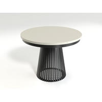 ESSTISCH TRAVIS Ausziehbar 100 - 180 / 100 x 76,6 cm - Kaschmir/Schwarz, Holz (100/100/76.6cm) - MASSENO
