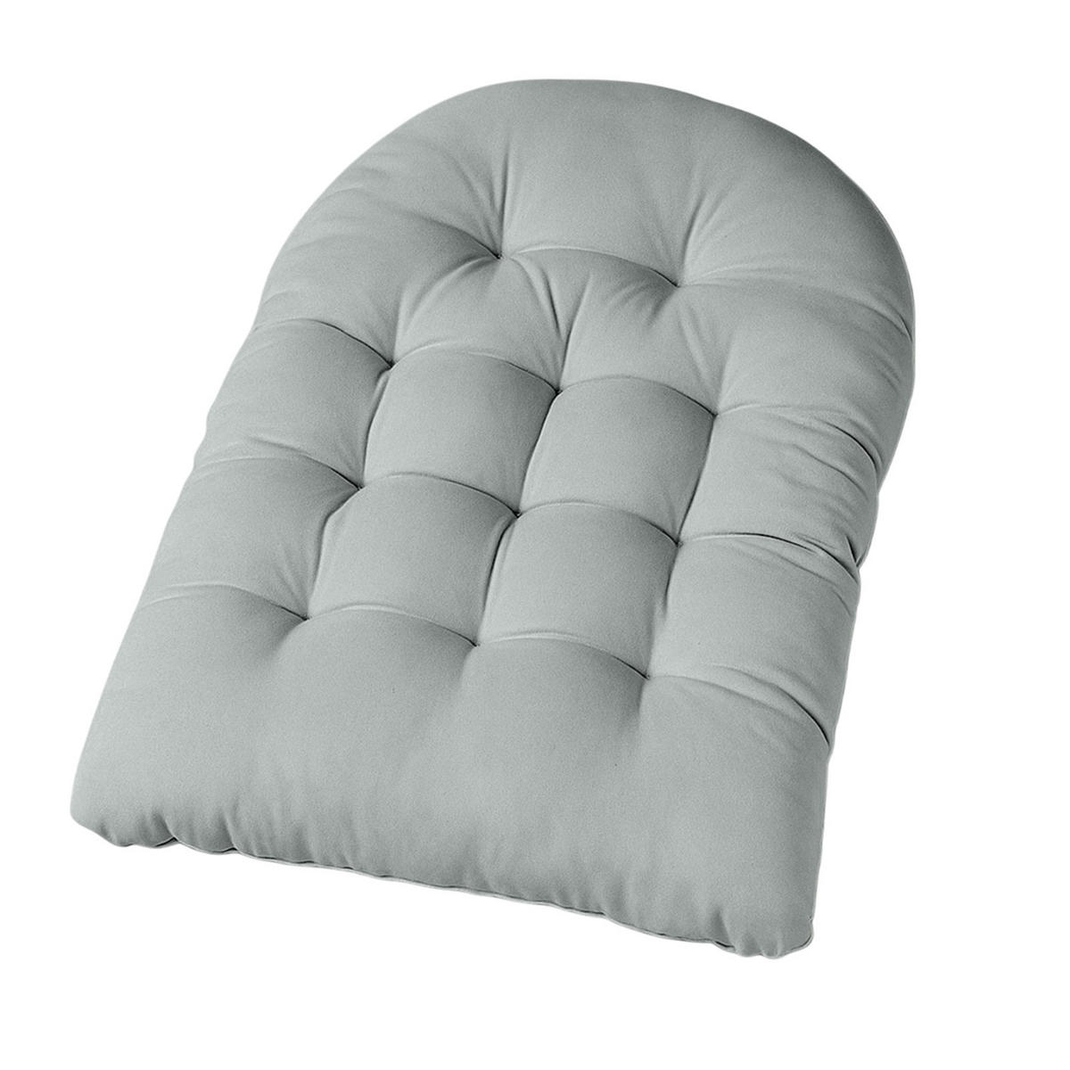 HÄNGESESSEL-KISSEN grau – halbrund, 80/120 cm - Grau, Textil (80/12/120cm) - Homescapes