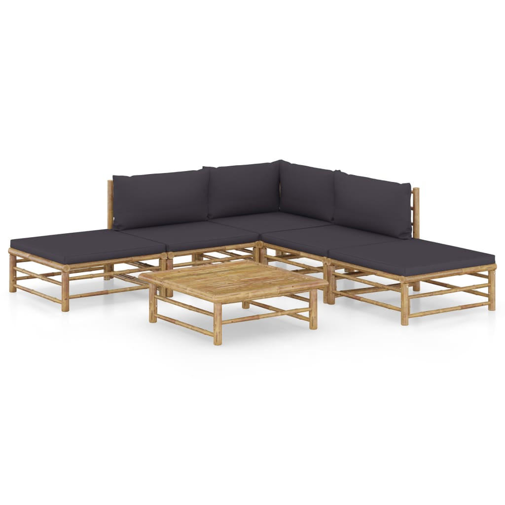 GARTENSET Rengel 6-teilig - Grau, Naturmaterialien - Nettlife