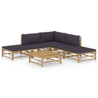 GARTENSET Rengel 6-teilig - Grau, Naturmaterialien - Nettlife