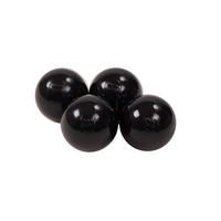 BÄLLE für Bällebad, Kinder Spielbälle, Plastikbälle 50 pcs.: Schwarz - Schwarz, Textil (7/7/7cm) - MeowBaby