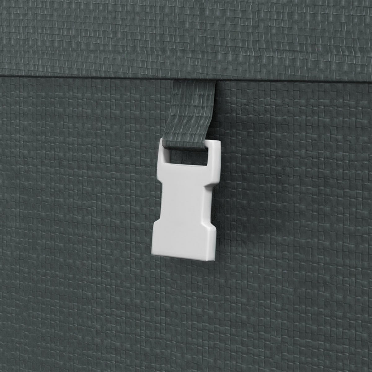 GARTENSCHUPPEN Stahl 1,2x1,8x1,6 m Dunkelgrau - Grau, Metall (179/165/120cm) - ComfortXL