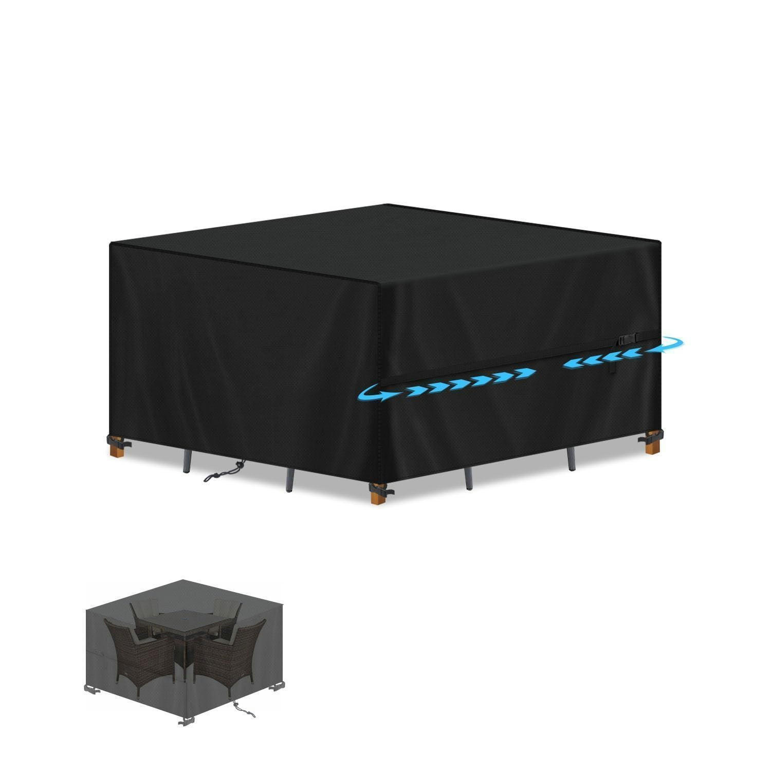 XXXLutz Abdeckhaube Schwarz 140x90x140 cm