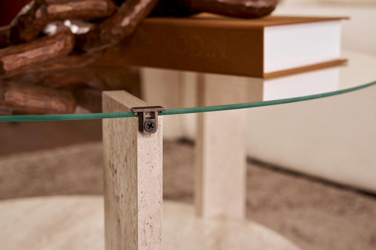 COUCHTISCH clara beige - Beige, Holz (75/75/40cm) - Habitat Garten