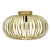 DECKENLEUCHTEN Flow Gold - Goldfarben, Metall (40/40/23cm) - Urban Interiors