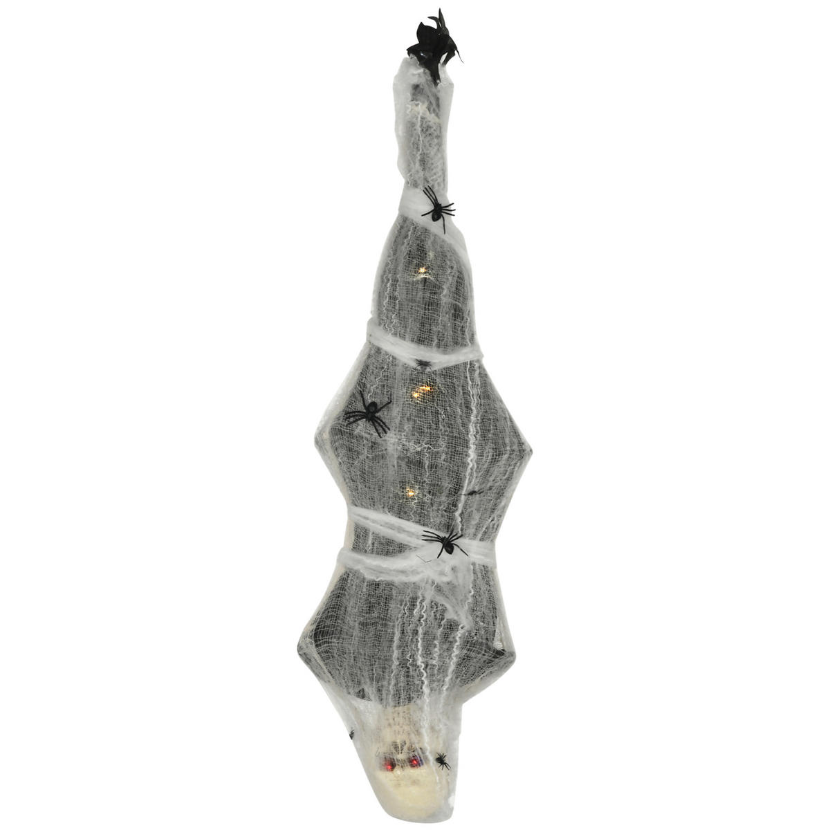 HALLOWEEN HORROR-CLOWN, Grau, Polyester, PE, Stahl - Grau, Kunststoff (21/142/43cm) - HOMCOM