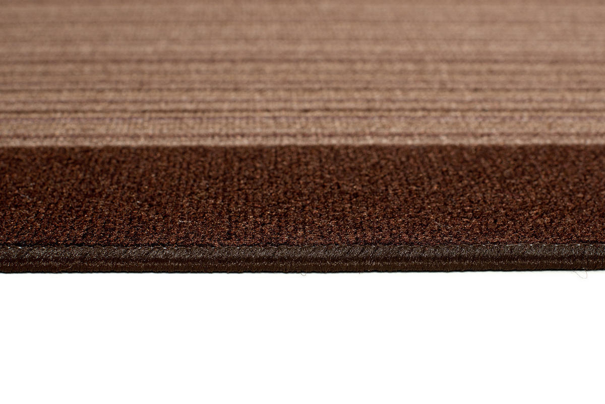 TEPPICHLÄUFER Anti-Rutsch Braun rutschfest Gummiunterlage 80/1100 cm - Braun, Textil (80/1100cm) - Tapiso