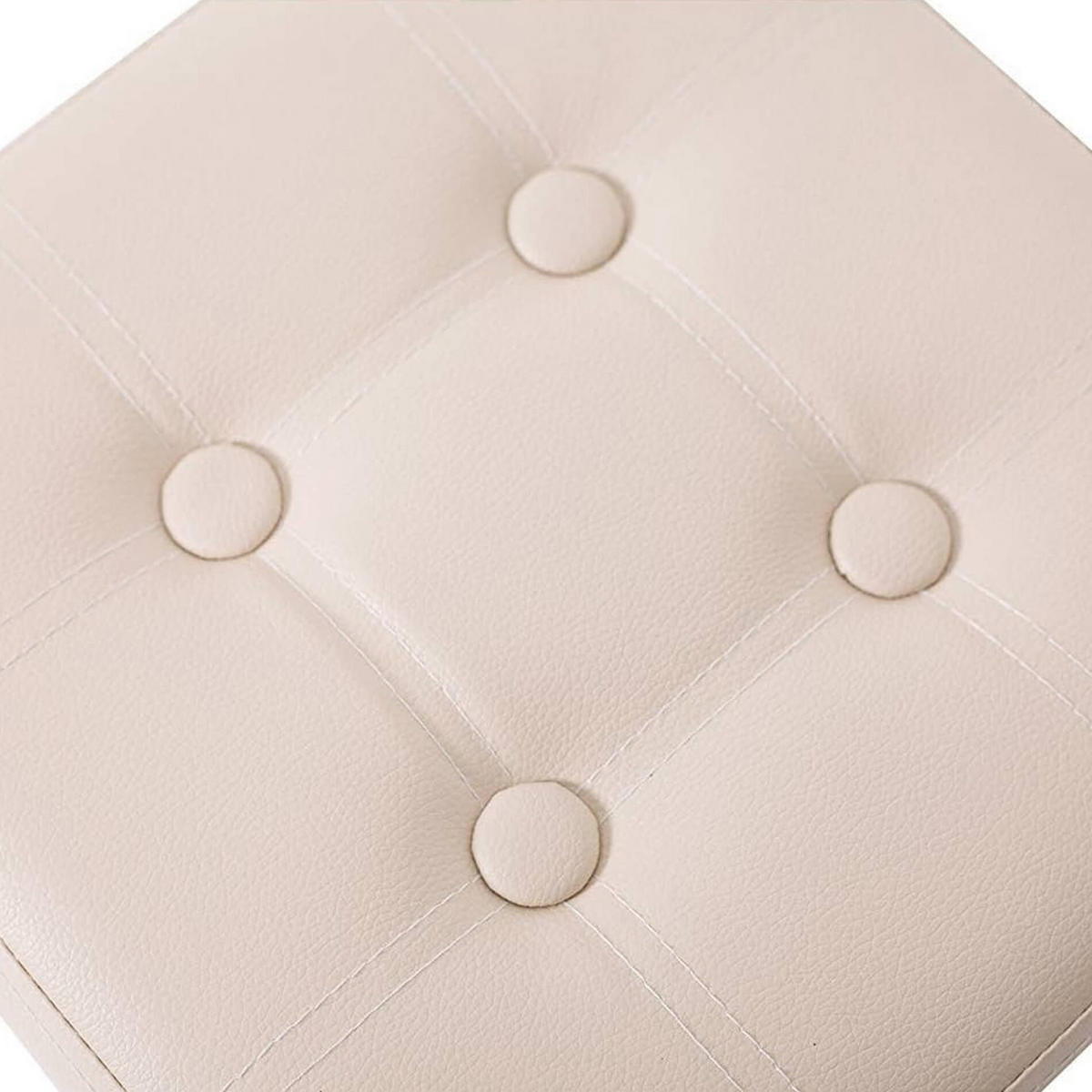 FUSSHOCKER Beige 30/30/30 cm - Beige, Textil (30/30/30cm) - Mobili Rebecca