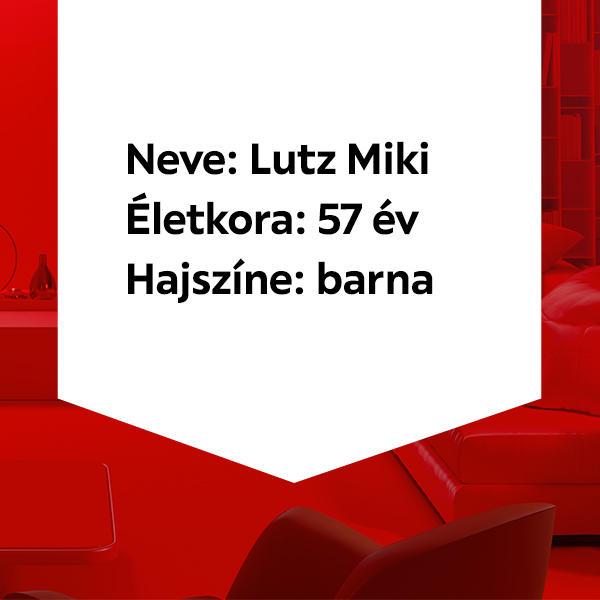 Lutz Miki fiktív személyes adatai