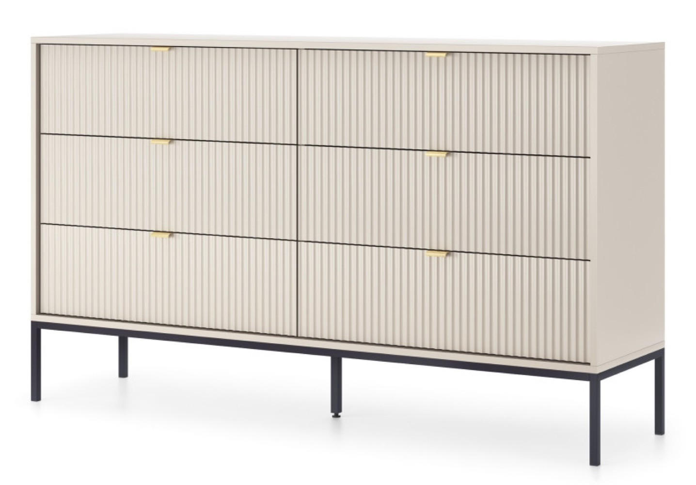 Sepro Meble Kommode Ecru 154x91x39 cm