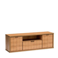 LOWBOARD CARINI 156/53/40,6 cm, Eichefarben - Eichefarben, Holzwerkstoff (156/53/40.6cm) - MASSENO