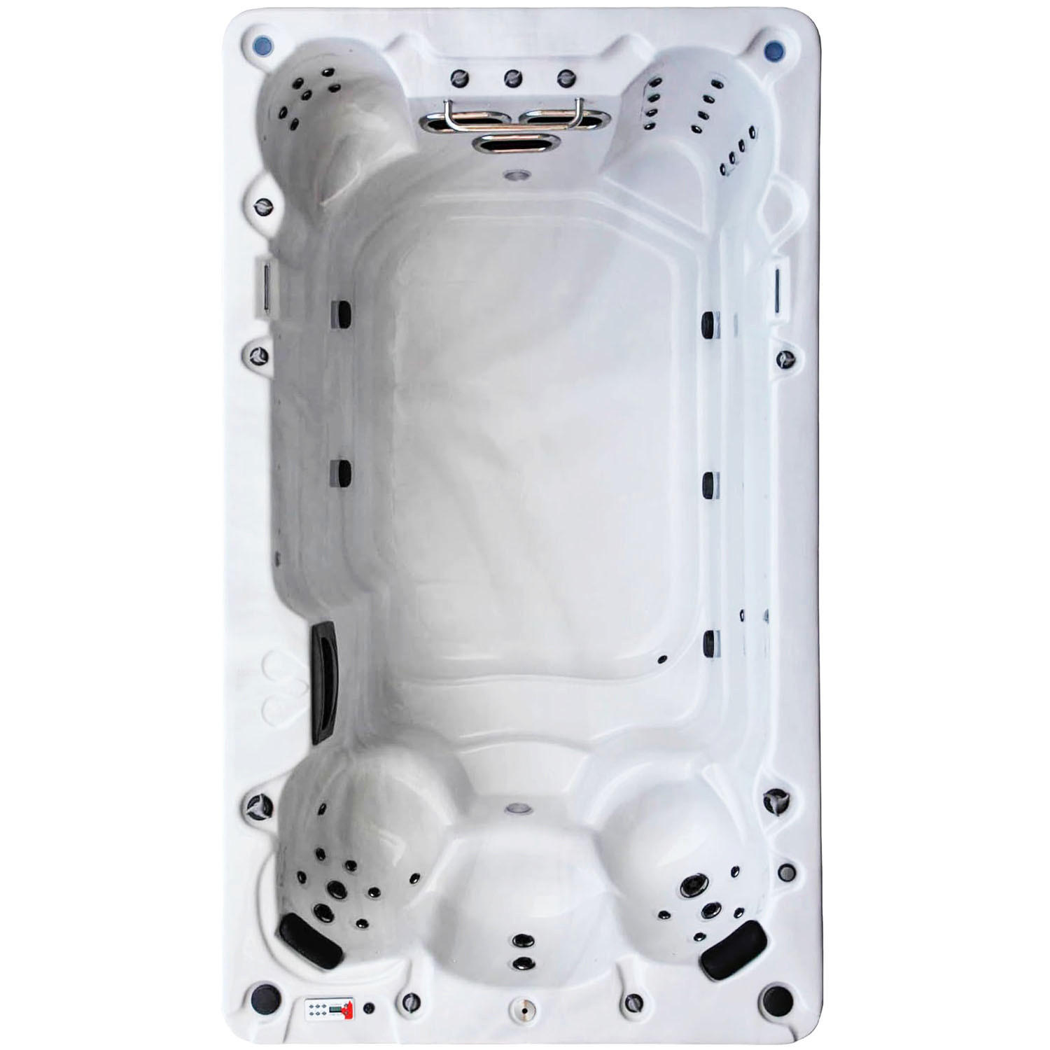 WHIRLPOOL St. Lawrence 4m langes Swim Spa - Weiß Hochglanz, Kunststoff (228/137/390cm) - Canadian Spa Company