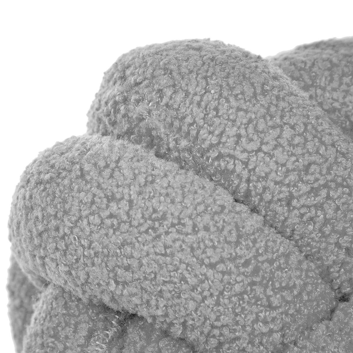 DEKOKISSEN 2er-Set Grau 19/19 cm Malni - Grau, Textil (19/19cm) - Beliani