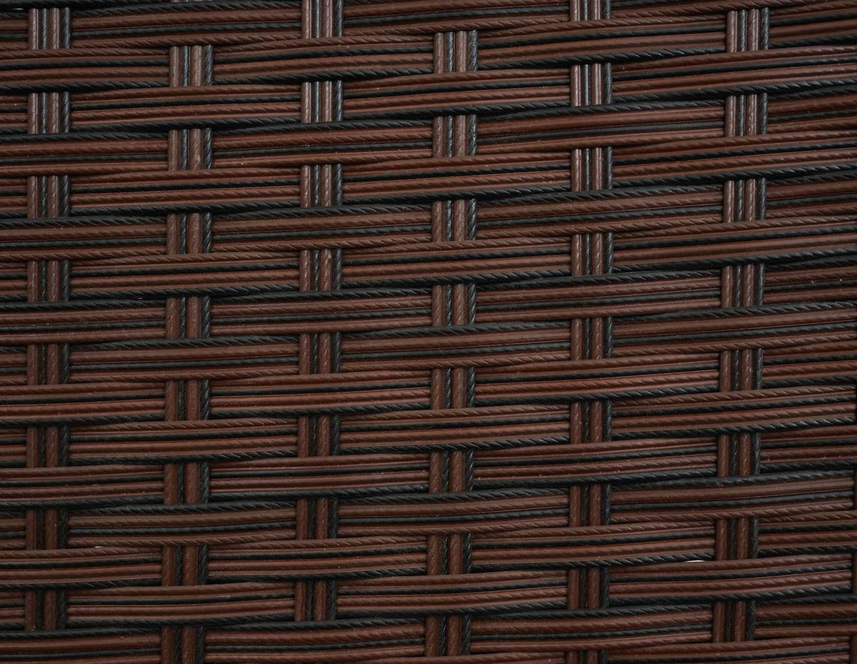 GARTENBANK 83x106x60cm Braun-meliert/Schwarz - Braun, Metall (106/83/60cm) - PROREGAL