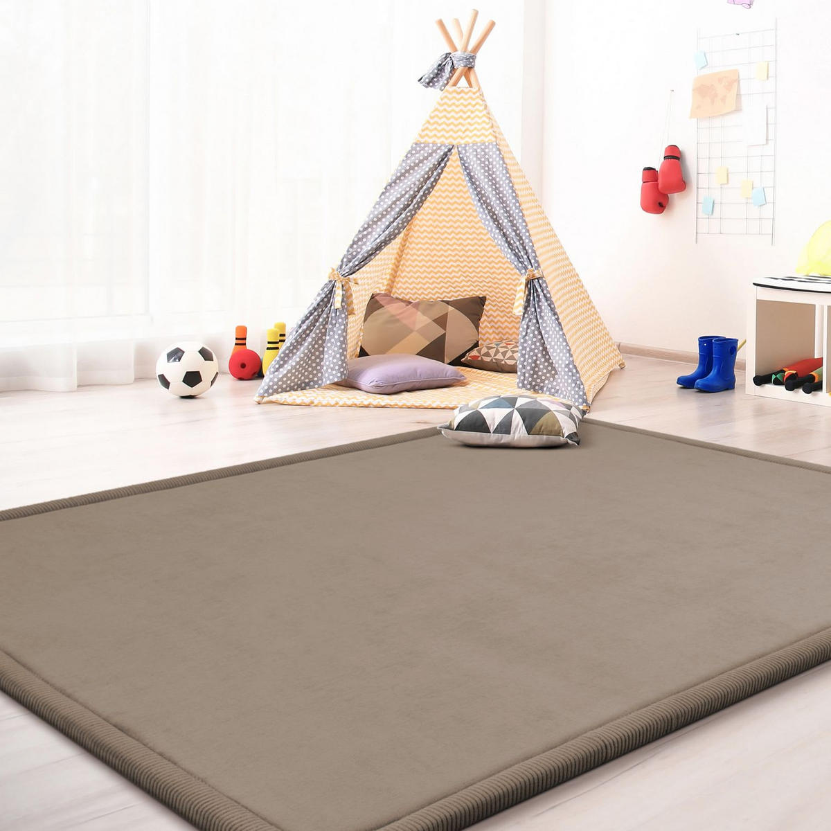 KINDERTEPPICH Beige 200 x 280 cm - Beige, Kunststoff (200/280cm) - TT Home