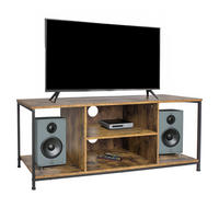 TV-LOWBOARD - Multicolor, Holzwerkstoff/Metall (120/50/40cm) - Relaxdays