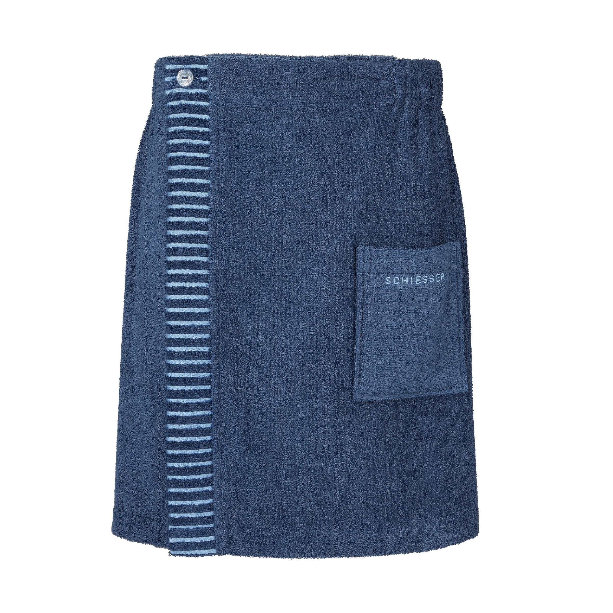 SAUNAKILT Rom Herren - 46-54 - Dunkelblau - Dunkelblau, Textil (55/150cm) - SCHIESSER