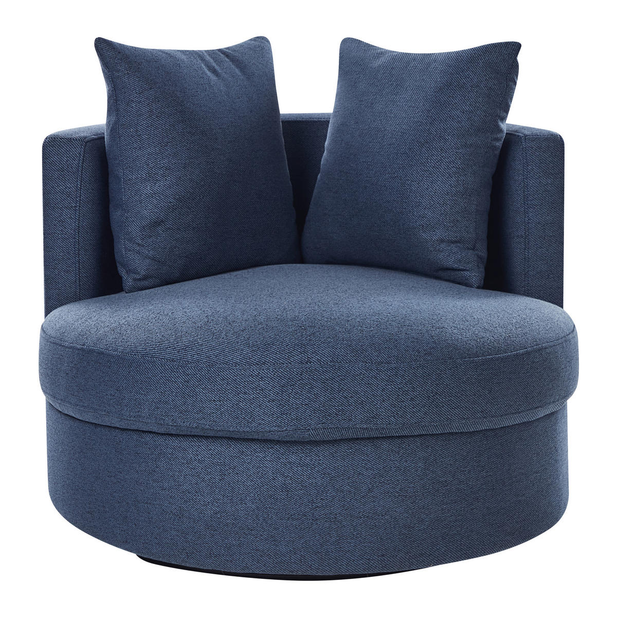 SESSEL Dunkelblau Dalby - Blau, Textil (82/61/82cm) - Beliani