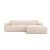 ECKSOFA rechts Molino aus Boucle beige 4 Sitzplätze - Beige, Textil (170/250cm) - Micadoni