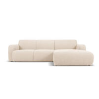ECKSOFA rechts Molino aus Boucle beige 4 Sitzplätze - Beige, Textil (170/250cm) - Micadoni