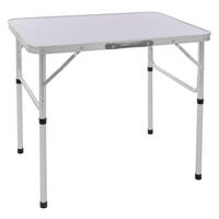 CAMPINGTISCH - Weiß, Metall (55/75/68cm) - ML-DESIGN