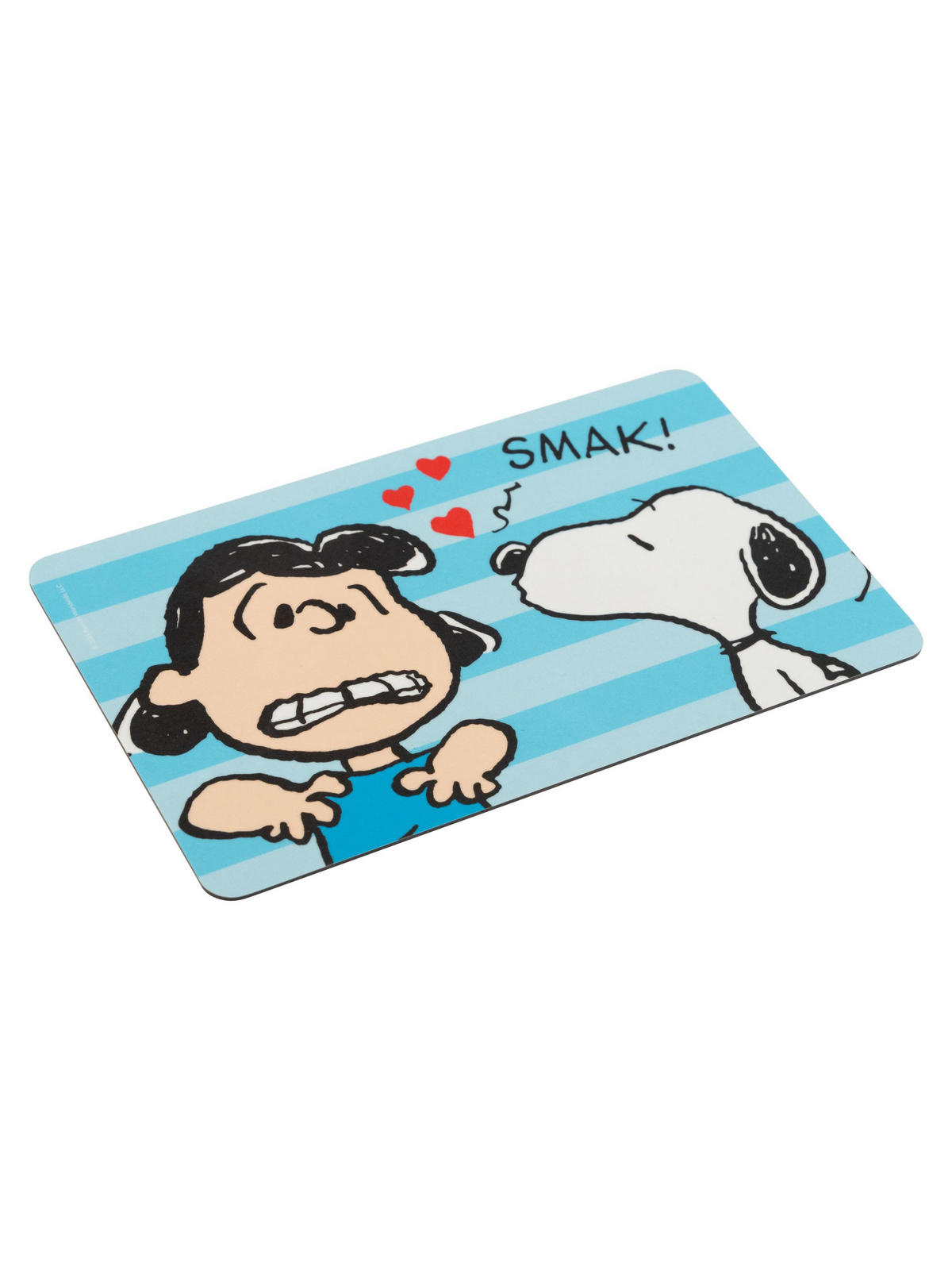 BRETTCHEN The Peanuts Snoopy Kuss Smak Blau 14,5 x 23,5 cm - Blau, Kunststoff (14.5/23.5cm) - United Labels