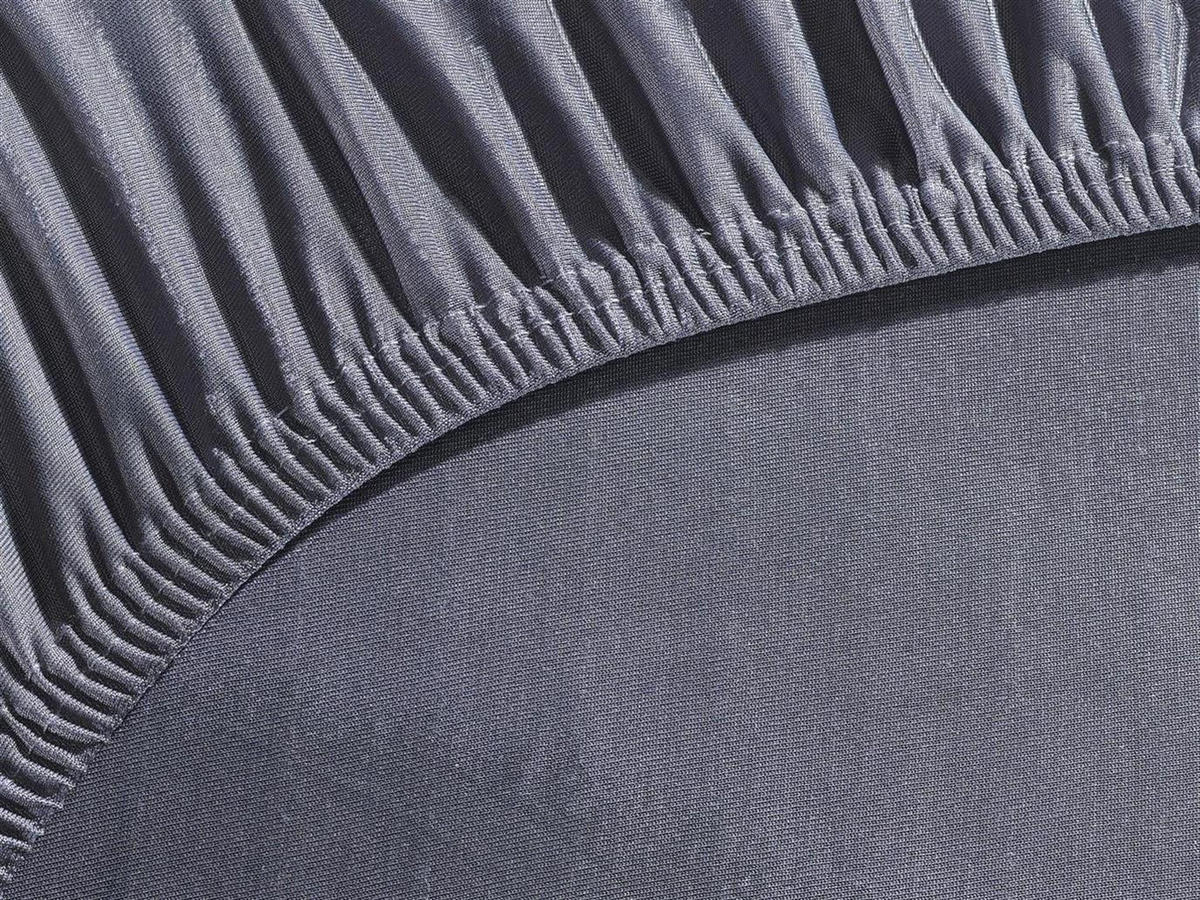 MIKROFASER-SPANNBETTLAKEN 90x200 Anthrazit - Anthrazit, Textil (90/200cm) - Carpe Sonno