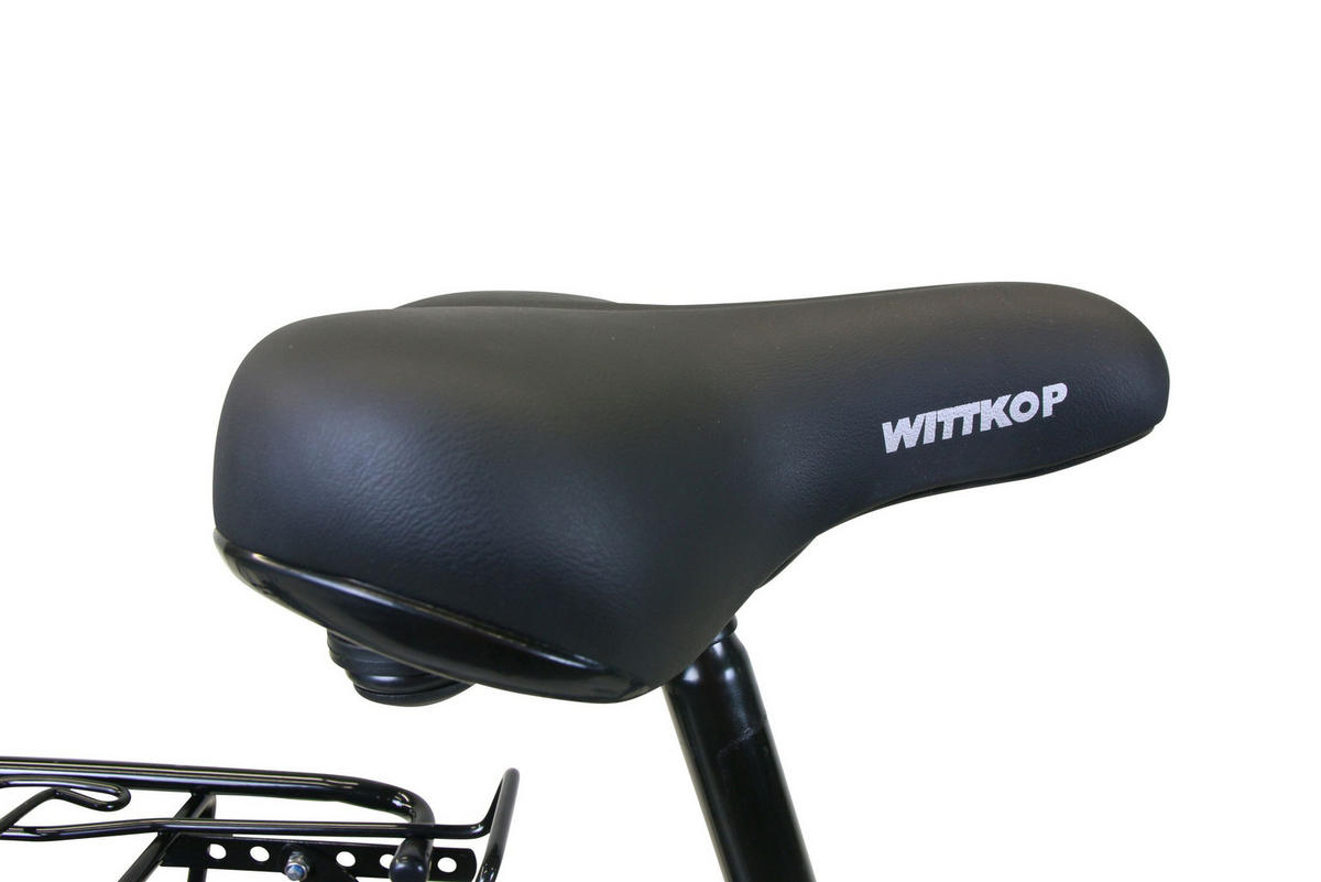CITYBIKE Citytrek Lady Premium Black 3 Gnag 28 Zoll Größe: 48cm - Schwarz, Metall (48cm) - Hawk Bikes
