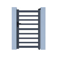 TOR marius Grau - Grau, Metall (100/180/180cm) - Habitat Garten