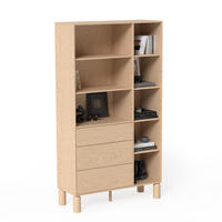 BÜCHERREGAL SENA 110 cm Eiche Bookmatch - Eichefarben, Holz/Holzwerkstoff (110/197/55cm) - Idohome