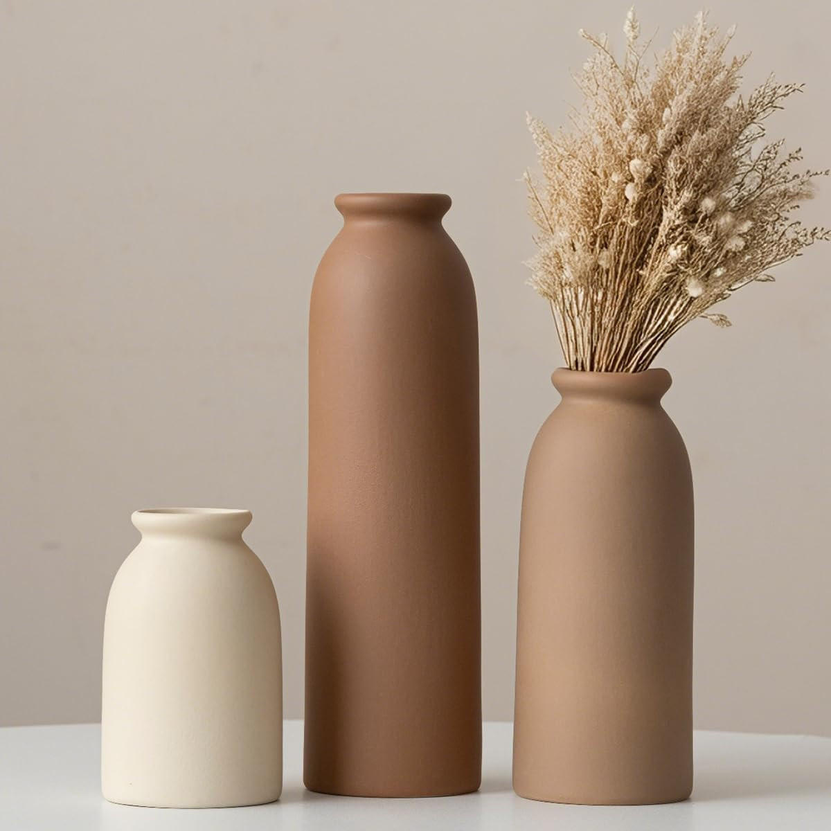 VASE Keramik - Weiß, Keramik (26.6cm) - LIBRATON