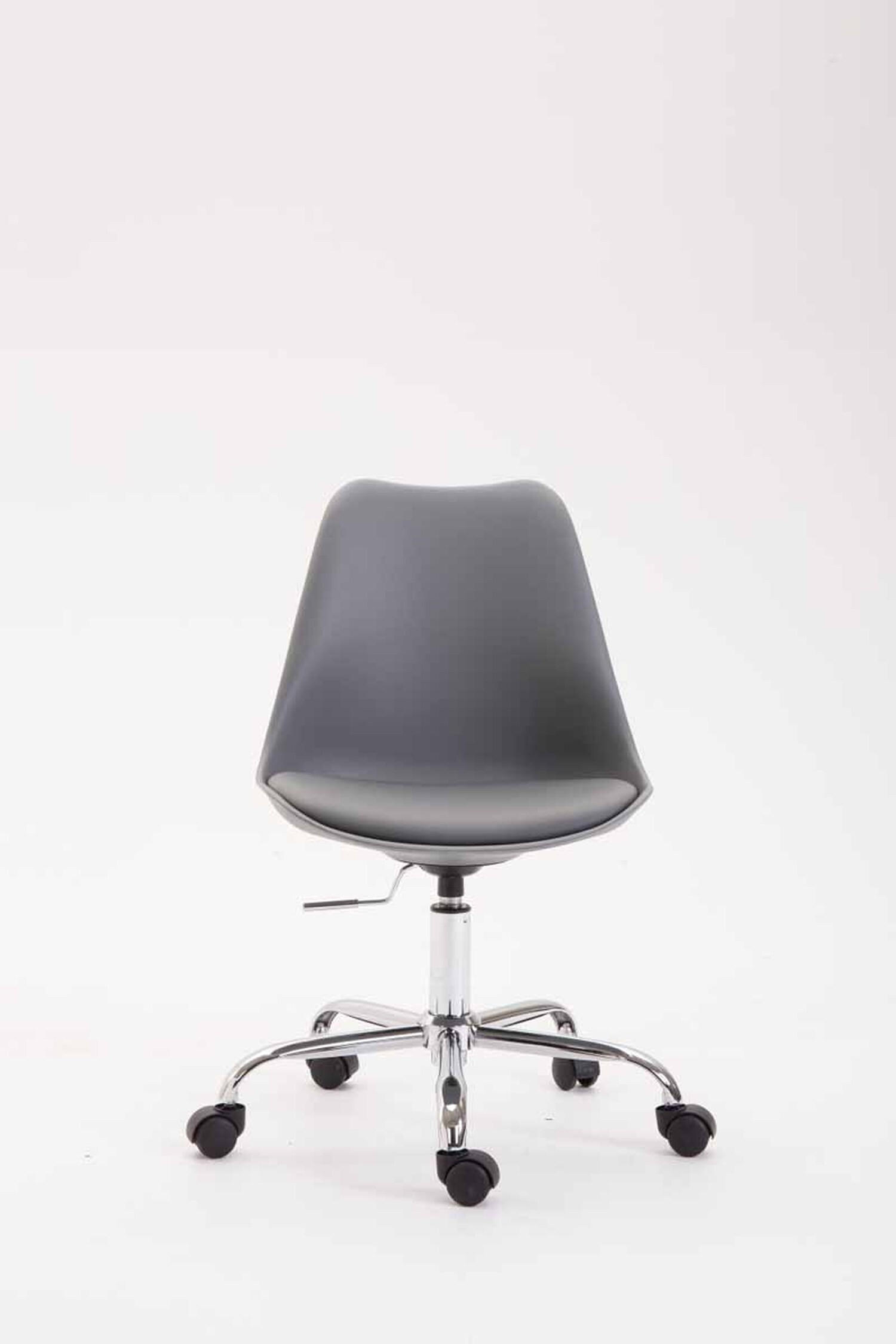 BÜROSTUHL Toulon, Kunststoff Grau - Grau, Textil/Metall (48/52/54cm) - TPFLiving