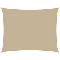 SONNENSEGEL Oxford-Gewebe Rechteckig 2x3,5 m Beige - Beige, Textil (350/200cm) - furnicato