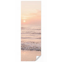TAPETE - Sonne - Strand - Rosa - 100x280 cm - Hellrosa, Papier (100/280cm) - OnlyWow