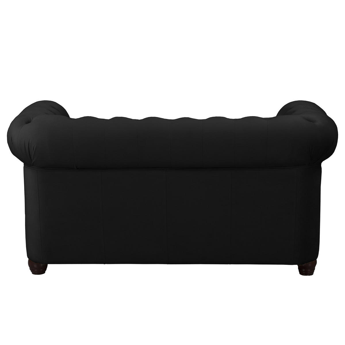 2-SITZER SOFA - Buchefarben/Schwarz, Buchenholz/Textil (148/72/86cm) - home24