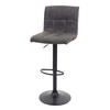 BARHOCKER Anthrazit - Anthrazit, Textil (44/116/46cm) - MCW