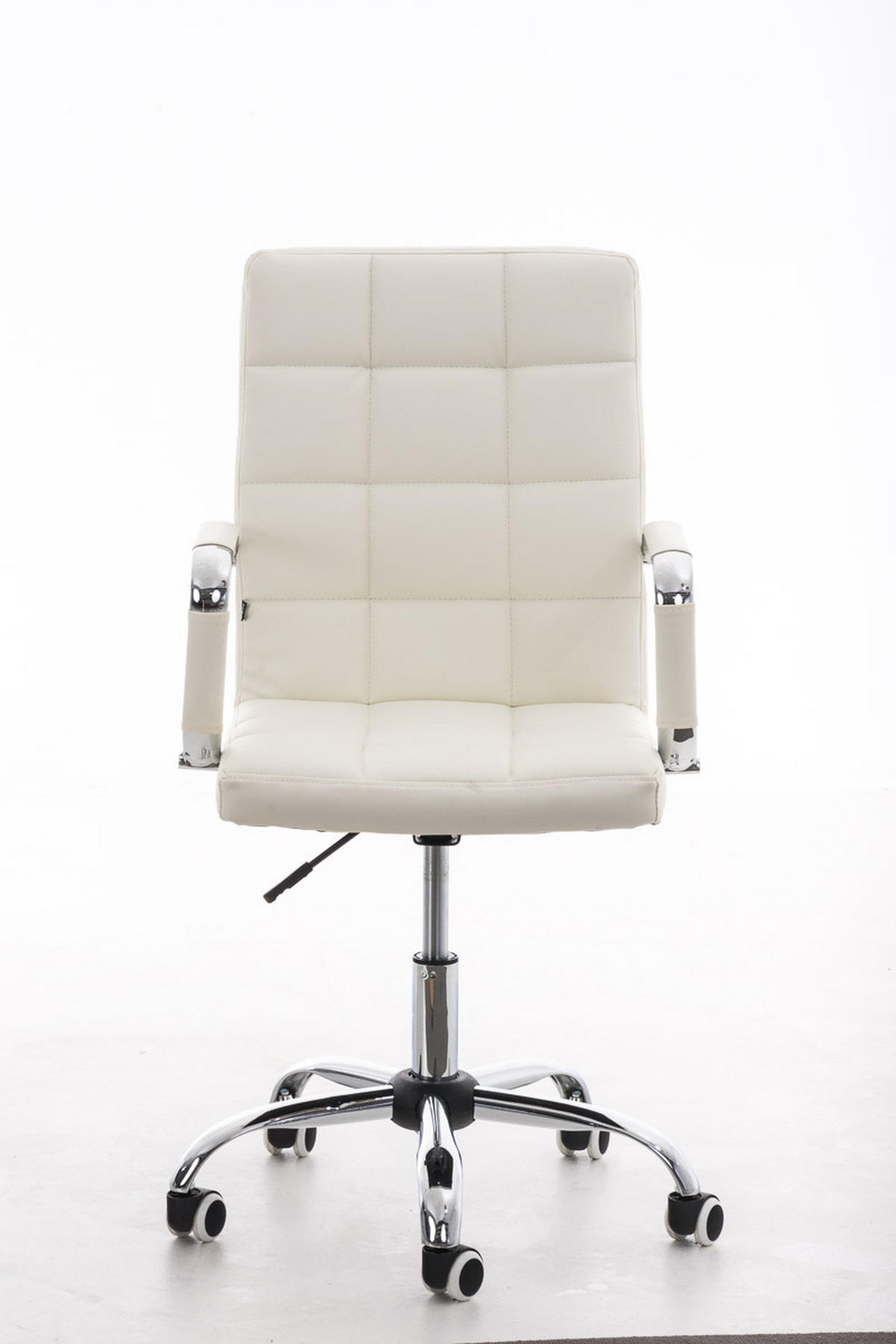 BÜROSTUHL Deal V2, Kunstleder Weiß - Weiß, Textil/Metall (54/101/59cm) - TPFLiving