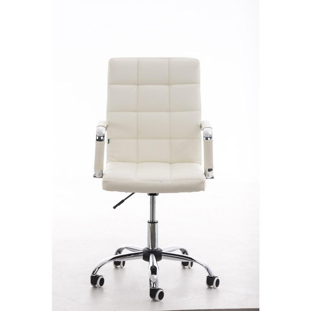 Thumbnail - TPFLiving Bürostuhl, Weiß, Textil, 54x101x59 cm, Arbeitszimmer, Bürostühle, Drehstühle